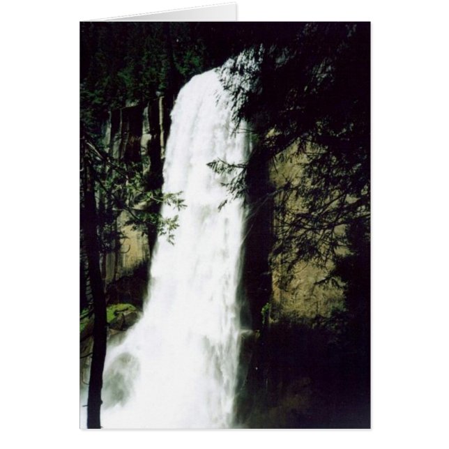 Vernal Falls - Yosemite Card (Front)