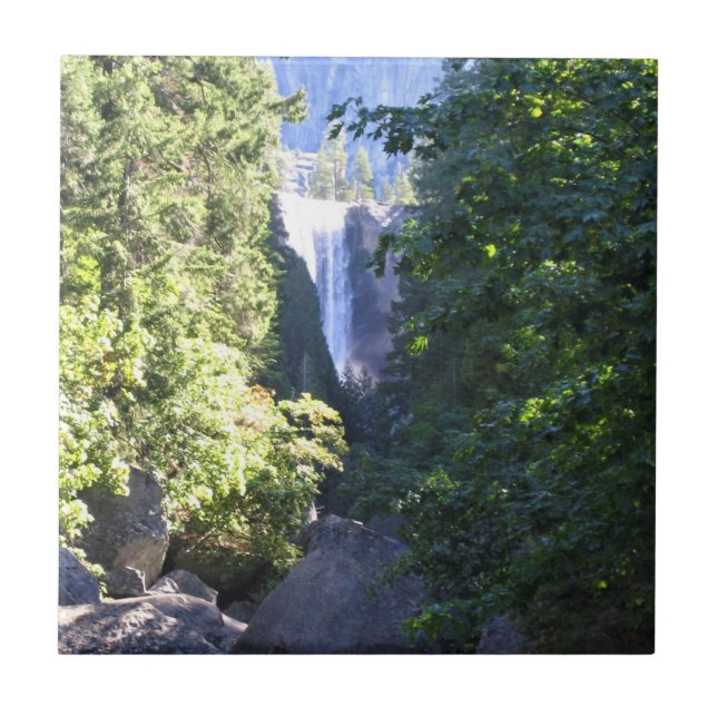 Vernal Falls, Yosemite National Park, CA Tile (Front)