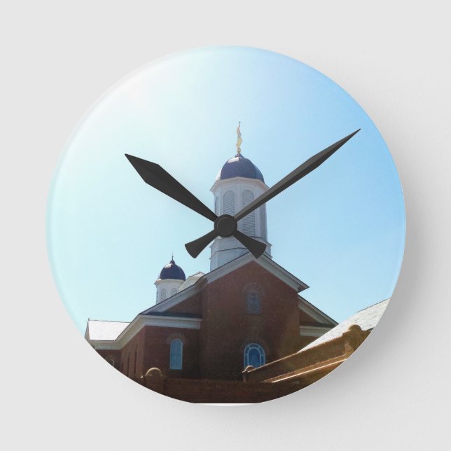 vernal utah lds mormon temple round clock (Front)