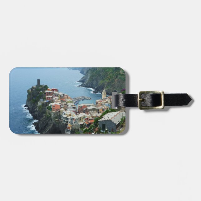 Vernazza Cinqua Terra Luggage Tag (Front Horizontal)