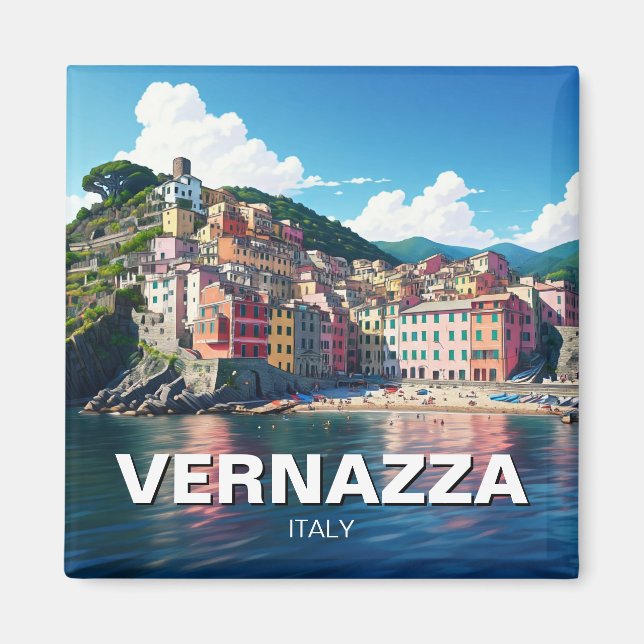 Vernazza, Cinqua Terra Magnet (Front)