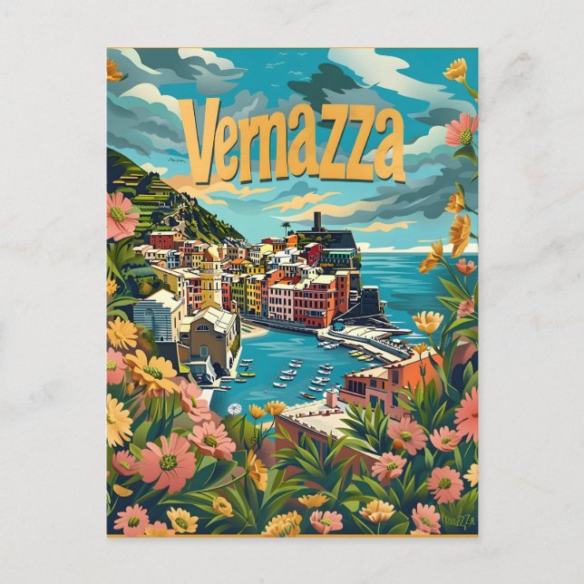 Vernazza Cinque Terre Italy Postcard (Front)