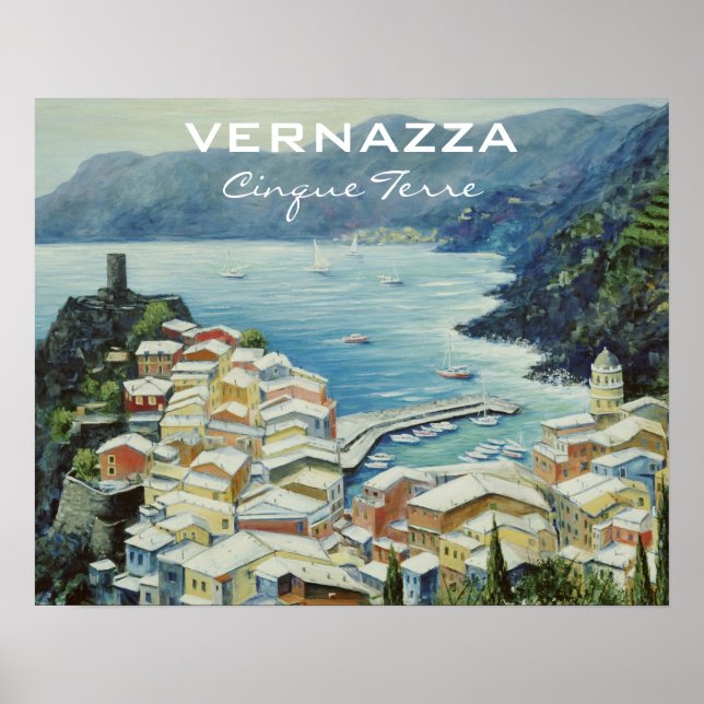 Vernazza Cinque Terre Italy Poster (Front)