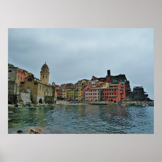 Vernazza, Cinque Terre, Italy Poster (Front)