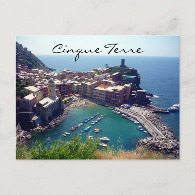 vernazza cinque terre postcard (Front)