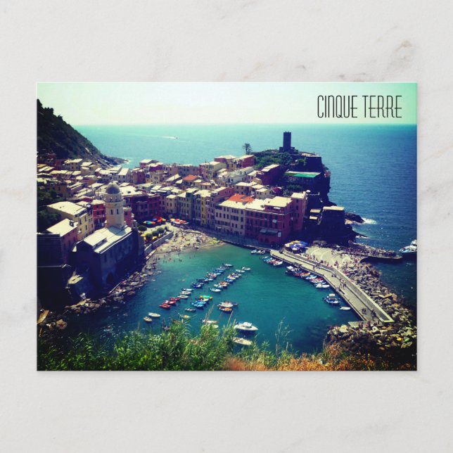 vernazza cinque terre postcard (Front)