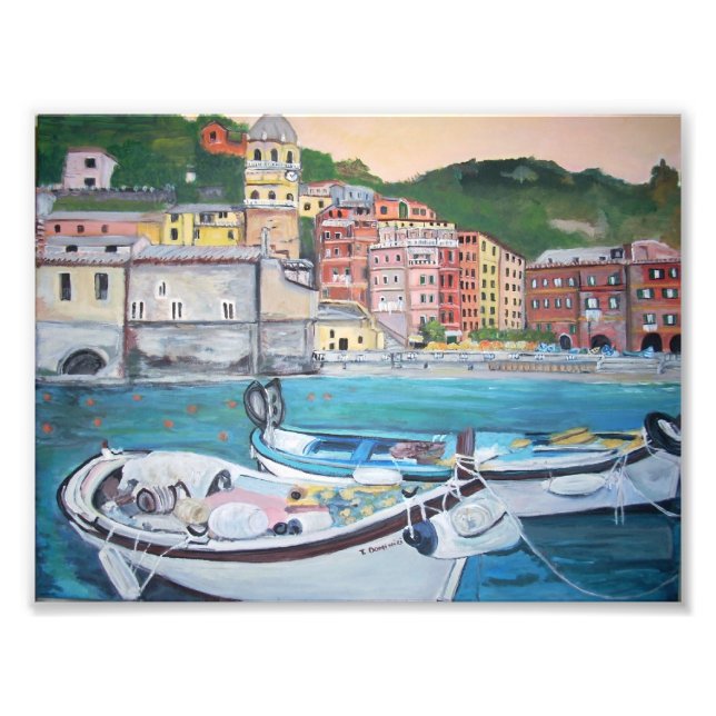 Vernazza Harbour, Cinque Terre Photo (Front)