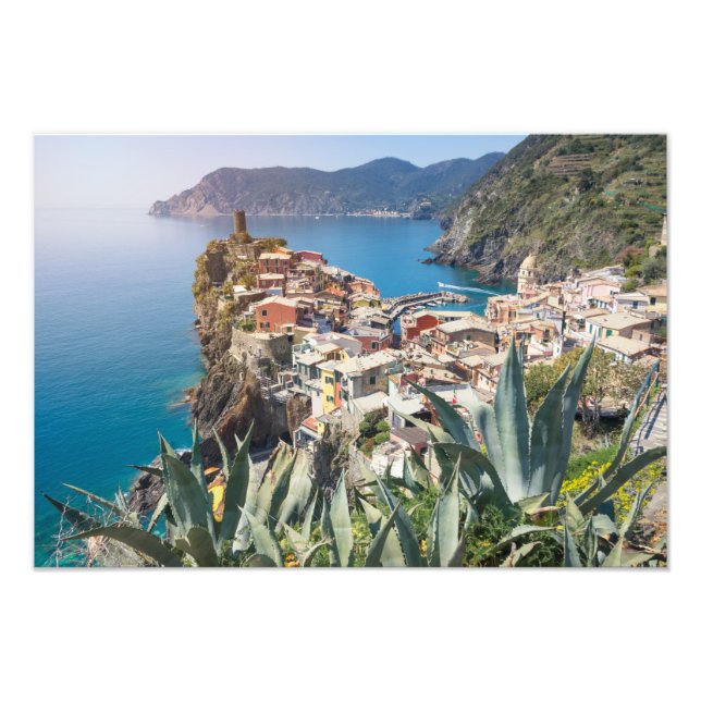 Vernazza town in the Cinque Terre Photo Print (Front)