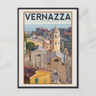 Vernazza (white) postcard