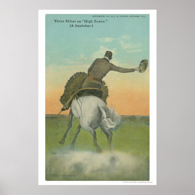 Verne Elliott on High Tower. Poster (Front)