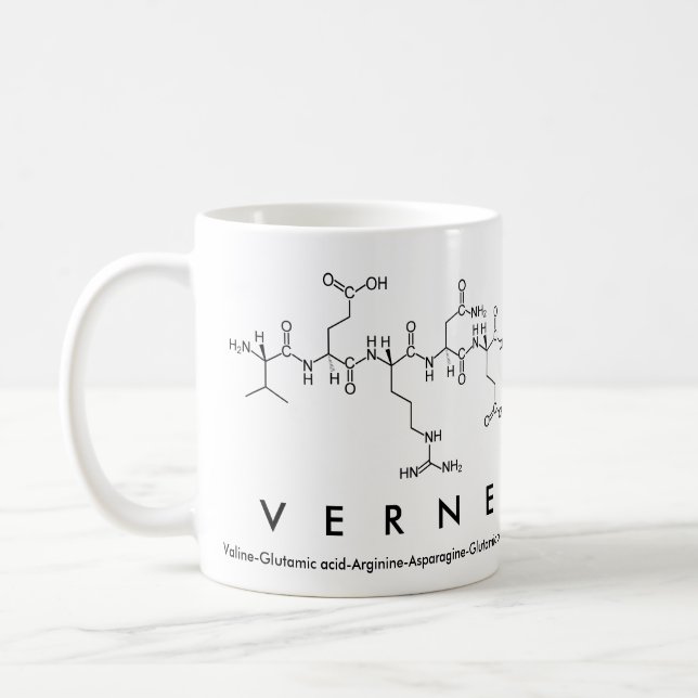 Verne peptide name mug (Left)