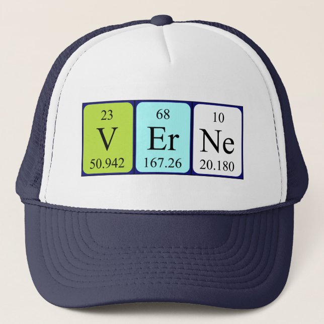 Verne periodic table name hat (Front)