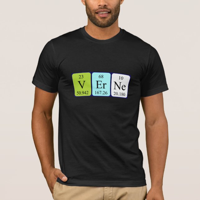 Verne periodic table name shirt (Front)