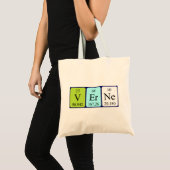 Verne periodic table name tote bag (Front (Product))