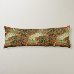Verneuil Art Nouveau Horse: Vintage Equestrian Body Cushion