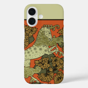 Verneuil Art Nouveau Horse: Vintage Equestrian iPhone 16 Case