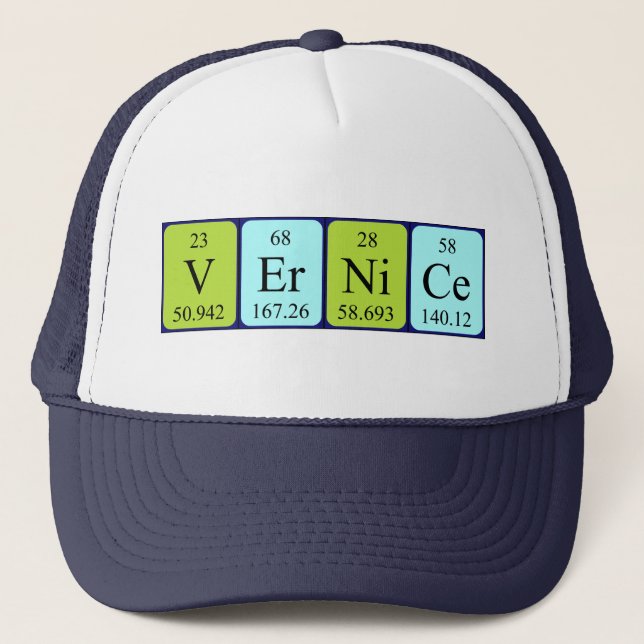 Vernice periodic table name hat (Front)