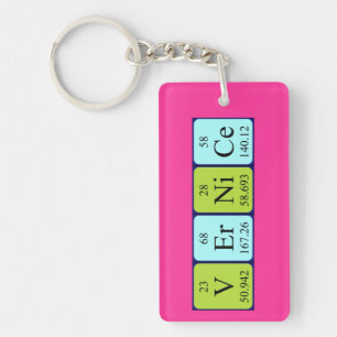 Vernice periodic table name keyring
