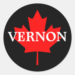 VERNON CLASSIC ROUND STICKER