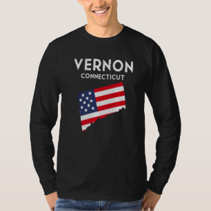 Vernon Connecticut USA State America Travel Connec T-Shirt