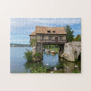 Vernon Old mill (vieux moulin) - Normandy, France Jigsaw Puzzle