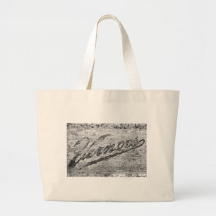 Vernors Wall Vintage Ann Arbor Michigan Large Tote Bag