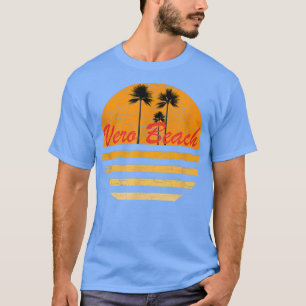 Vero Beach, FL Vintage Retro T-Shirt 70s Throwback
