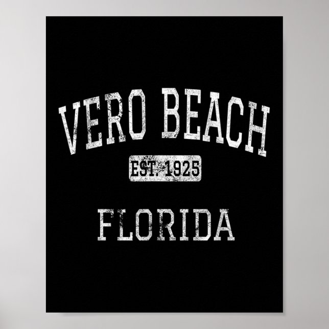 Vero Beach Florida Fl Vintage  Poster (Front)
