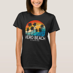 Vero Beach Florida Palm Tree Tropical Beach Souven T-Shirt