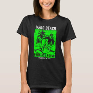 Vero Beach Florida Retro Distressed Style Souvenir T-Shirt