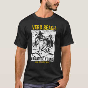 Vero Beach Florida Retro Distressed Style Souvenir T-Shirt