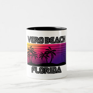 Vero Beach Florida Two-Tone Coffee Mug