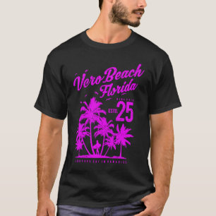 Vero Beach Florida Vintage Retro Distressed Souven T-Shirt