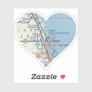 Vero Beach Vintage Map