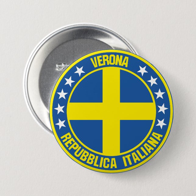 Verona                                             7.5 cm round badge (Front & Back)