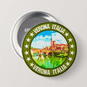 Verona 7.5 cm round badge