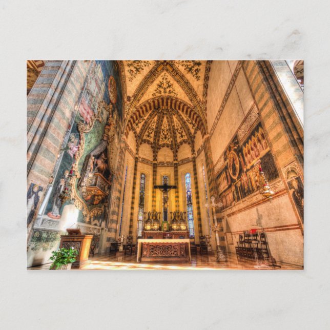  Verona Basilica Architecture Postcard (Front)