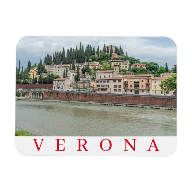 Verona Castel San Pietro fridge magnet (Horizontal)