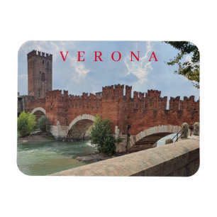 Verona Castelvecchio Bridge fridge magnet