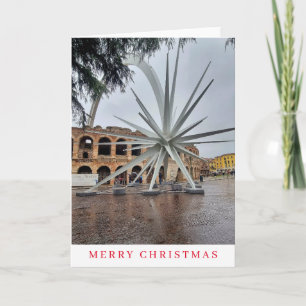 Verona giant star view Christmas card 