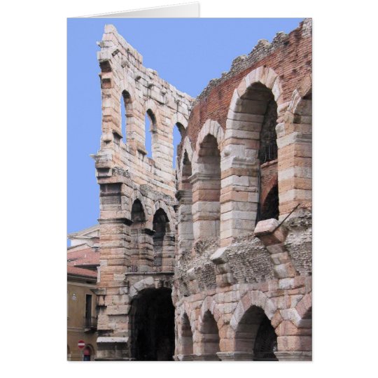 Verona, Italy Arena - Blank Inside Greeting Card