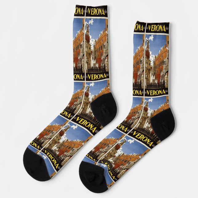 Verona Italy Socks (Left)