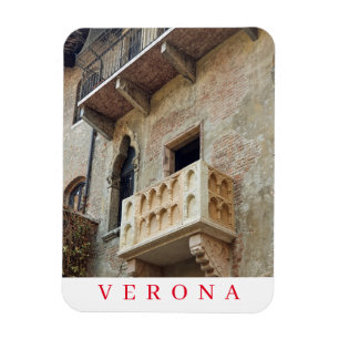 Verona Juliet's Balcony view fridge magnet