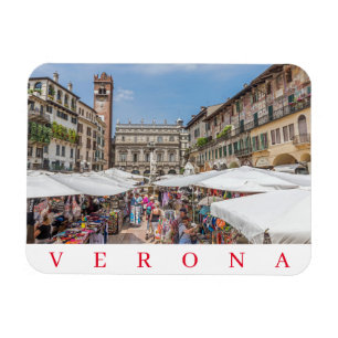 Verona Piazza Erbe fridge magnet