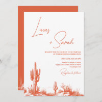 Verona Sunset Illustration Western Desert Wedding 