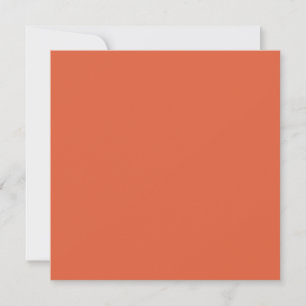 Verona Sunset Orange Solid Colour Card