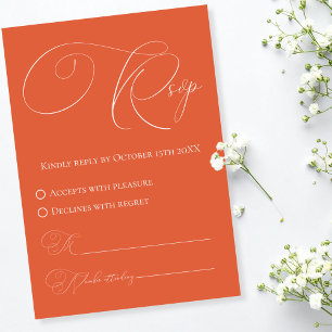 Verona Sunset RSVP Response Card