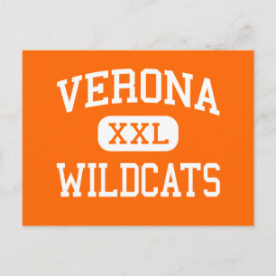 Verona - Wildcats - Area - Verona Wisconsin Postcard
