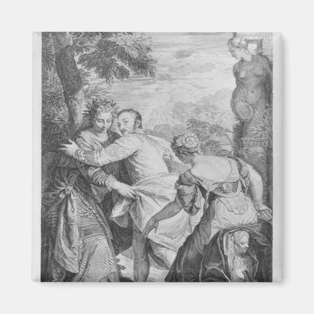 Veronese  between Vice and Virtue Magnet (Front)