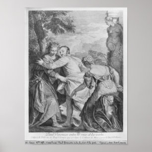 Veronese  between Vice and Virtue Poster